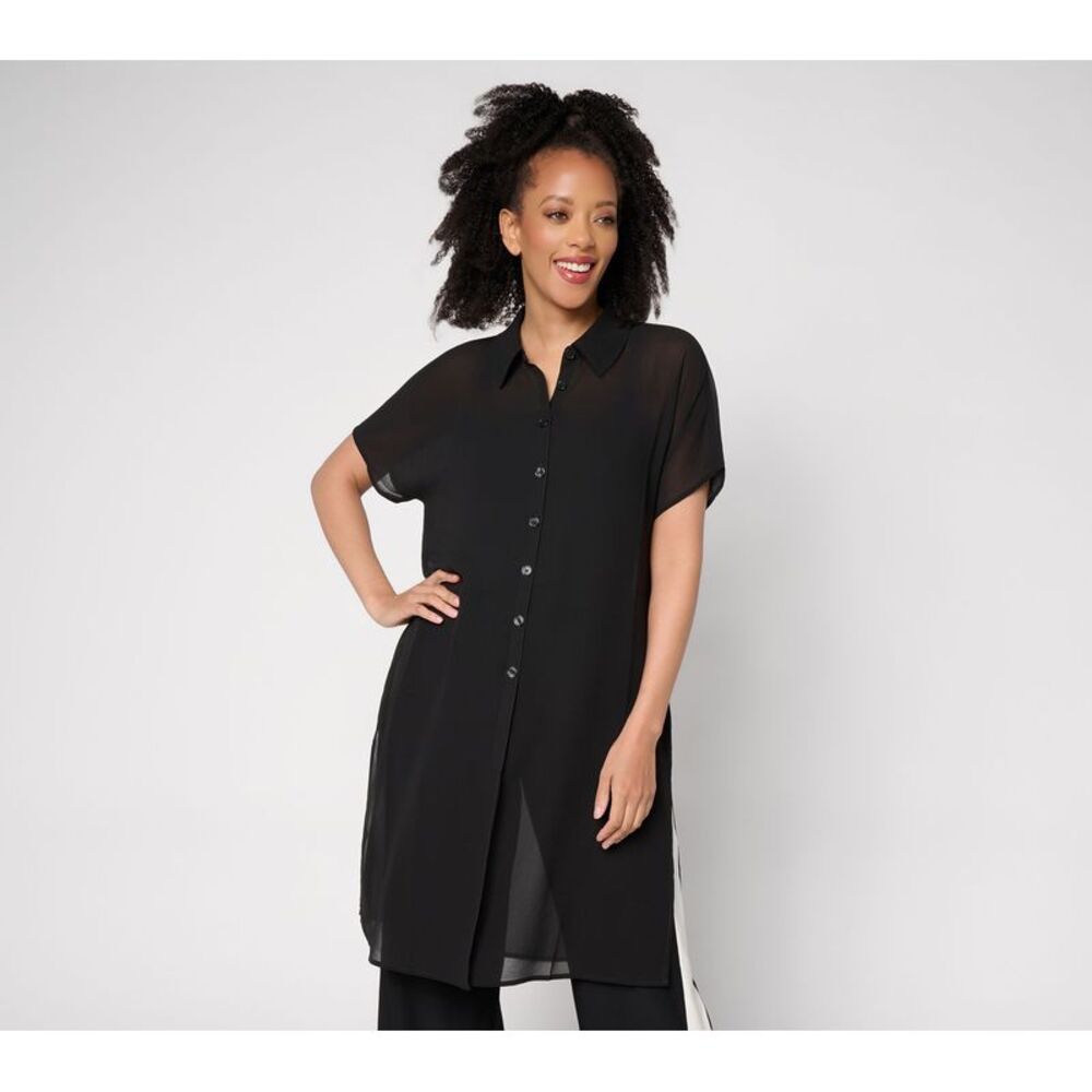 Brandis Dress Out Loud Women's Top Sz L Make Your Selection: Bestie Black